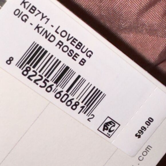 KIPLING LOVEBUG KIND ROSE ADJUSTABLE BACKSTRAPS WITH POCKETS AND ZIP POCKETS NWT - Picture 13 of 13